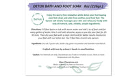 Soothing Bath & Foot Detox Salts