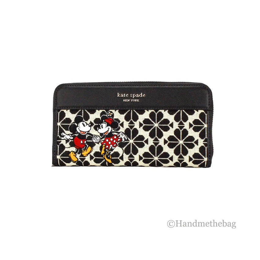 Kate Spade X Disney 100 Large Spade Flower Continental Wallet