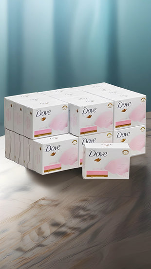 Dove Beauty Cream Bar Soaps, Pink/Rosa - 135g / x 24 Pack