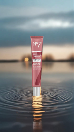 No7 Restore & Renew Multi-Action Face & Neck Serum - 1.69 Fl Oz