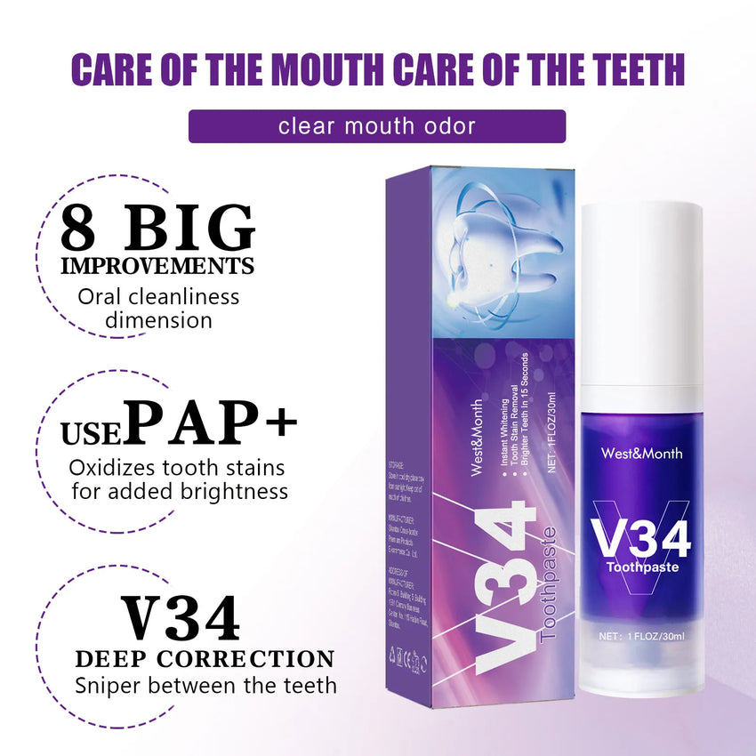 V34 Tooth Cleaning Mousse