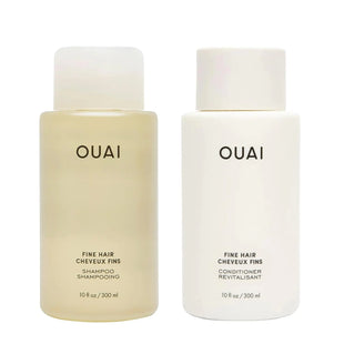 OUAI Fine Shampoo and Conditioner Set (10 Fl Oz)