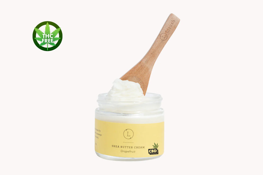 Grapefruit Shea Butter Body Cream with CBD