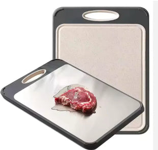 Double-sided Stainless Steel Cutting Board