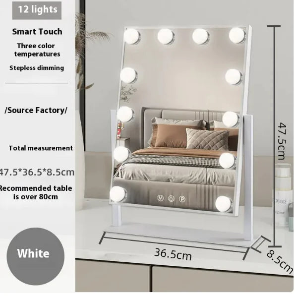 Luxury Hollywood 9-Light Vanity Mirror