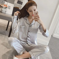 Premium Silk Satin Women's Pajamas